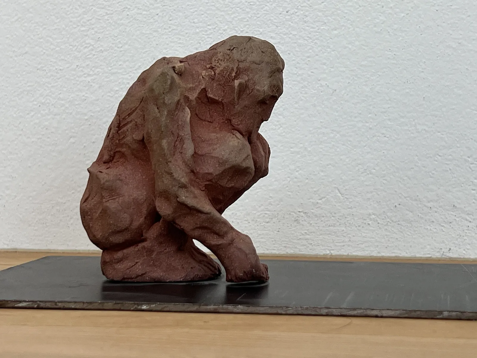 Image of Chalk by Denys Shimanskyi, size: 56х12х10, made of ceramics, chamotte, metal, Sculpture medium, part of the сухоцвіти series, priced at $300 Photo 5 of 10.