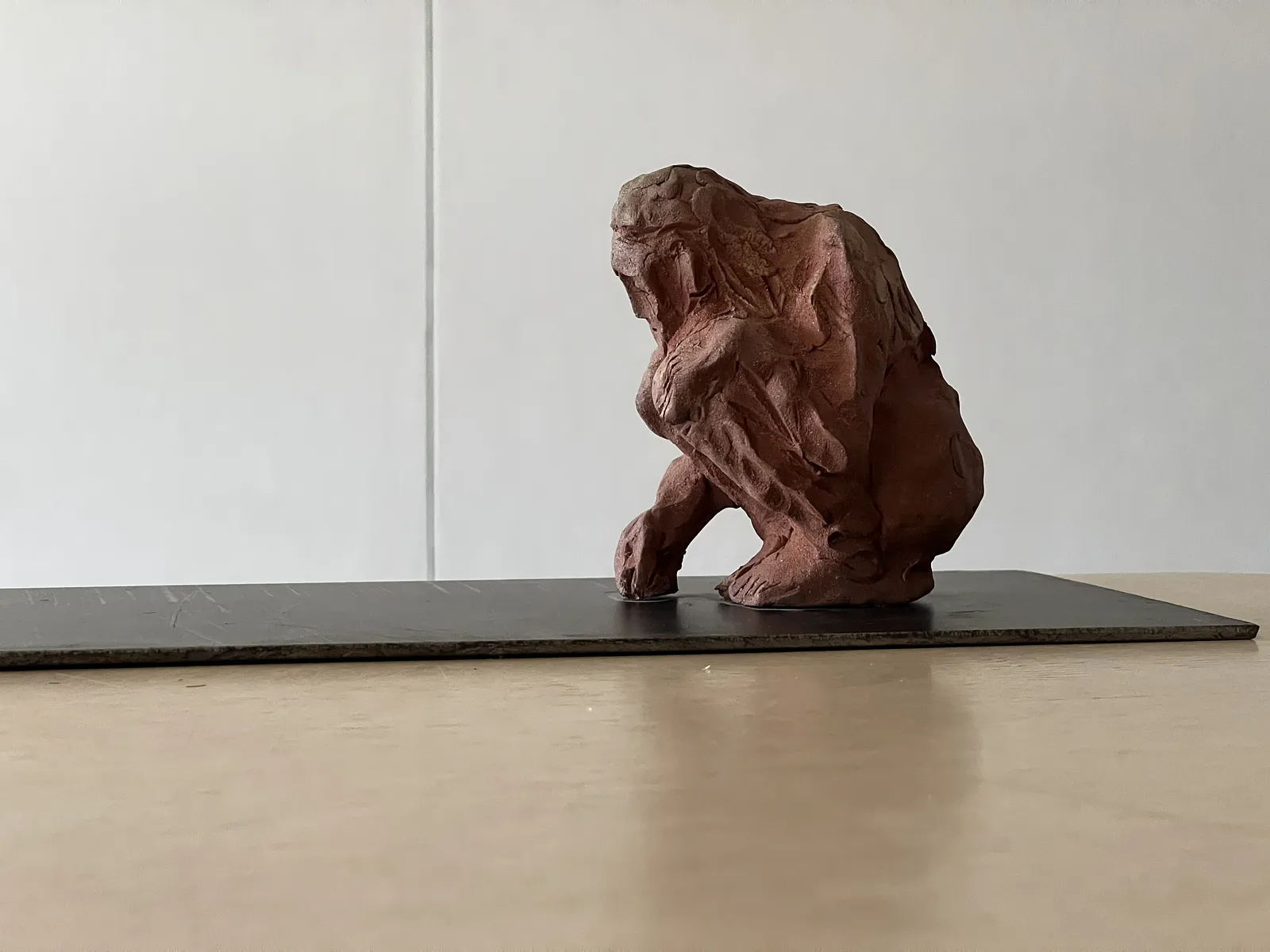 Image of Chalk by Denys Shimanskyi, size: 56х12х10, made of ceramics, chamotte, metal, Sculpture medium, part of the сухоцвіти series, priced at $300 Photo 6 of 10.