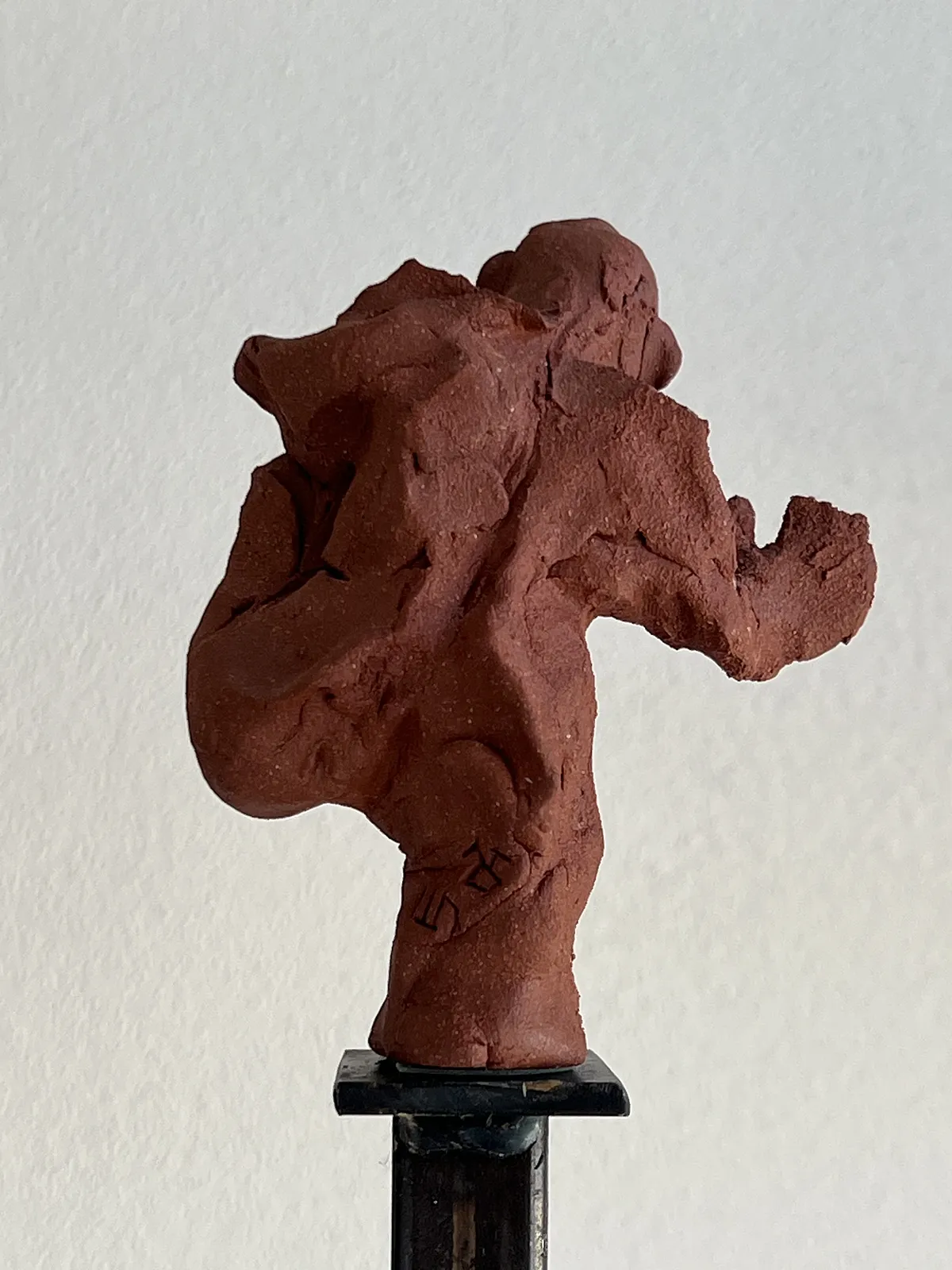 Image of at the summit by Denys Shimanskyi, size: 209х30х30, made of ceramics, metal, chamotte, Sculpture medium, part of the сухоцвіти series, priced at $250 Photo 7 of 8.