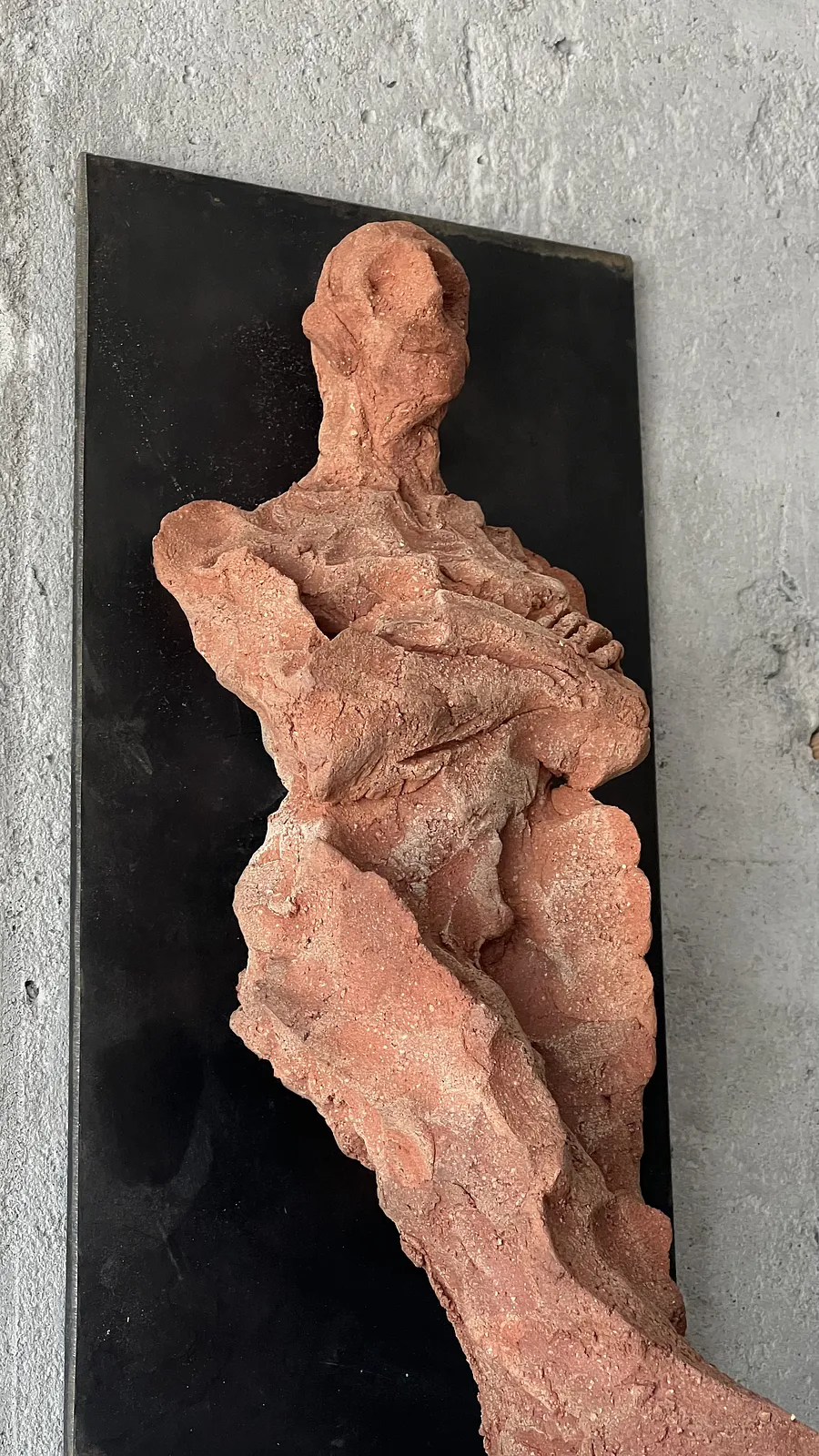 Image of observer by Denys Shimanskyi, size: 27х13х12, made of ceramics, chamotte, metal, Sculpture medium, part of the сухоцвіти series, priced at $300 Photo 3 of 11.