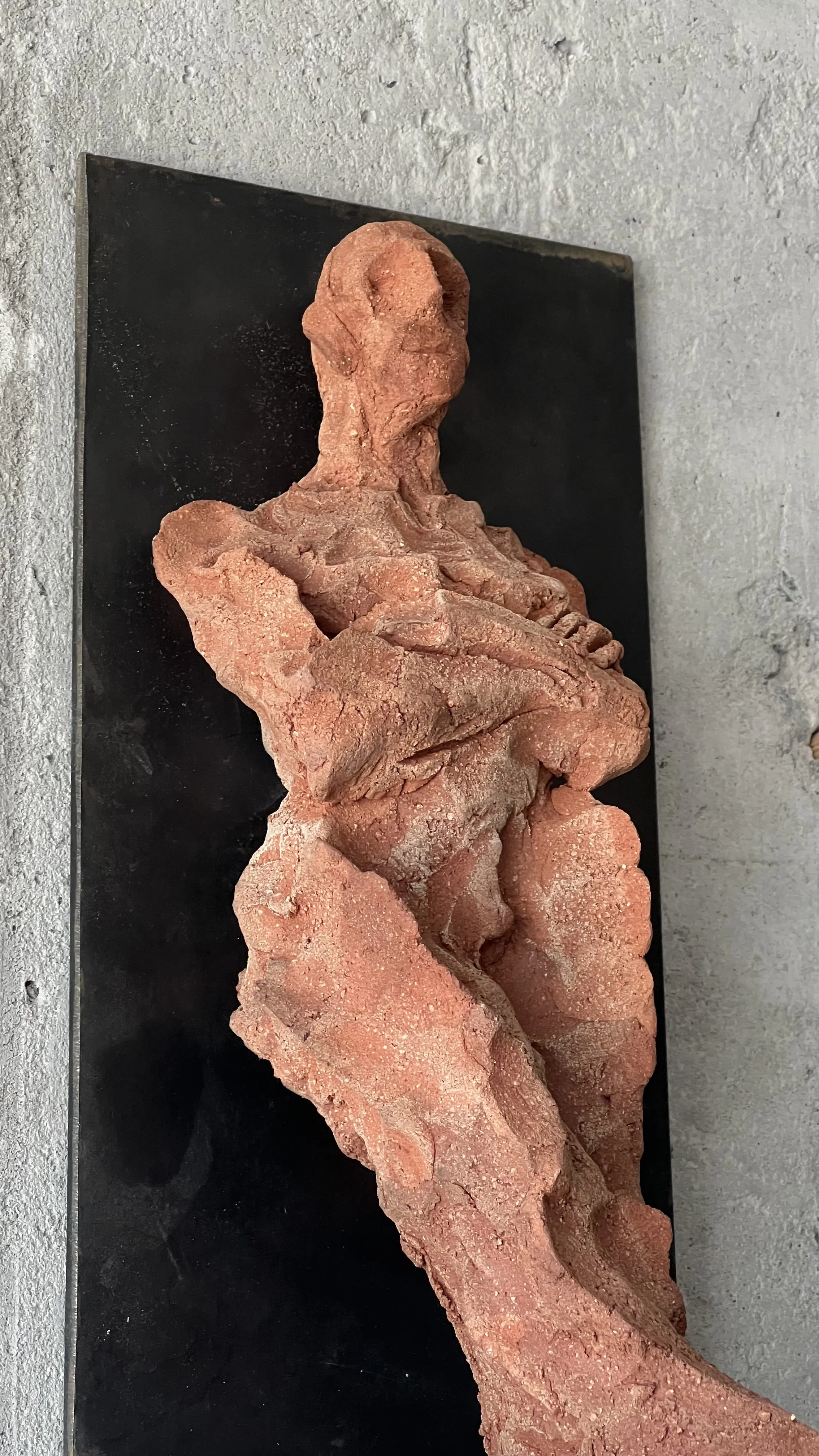 Image of observer by Denys Shimanskyi, size: 27х13х12, made of ceramics, chamotte, metal, Sculpture medium, from львів, part of the сухоцвіти series, priced at $300 Photo 3 of 11.
