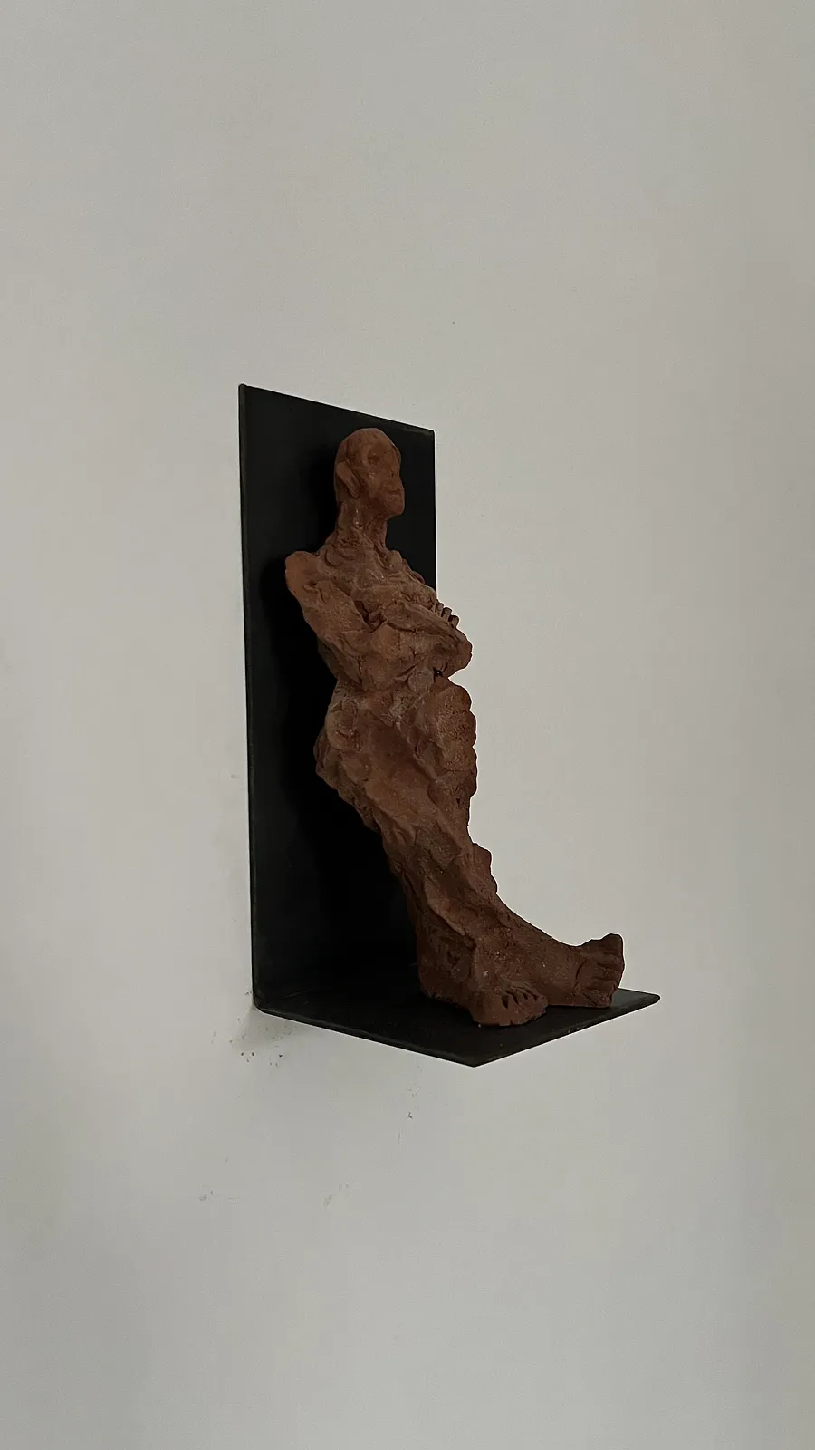 Image of observer by Denys Shimanskyi, size: 27х13х12, made of ceramics, chamotte, metal, Sculpture medium, part of the сухоцвіти series, priced at $300 Photo 11 of 11.