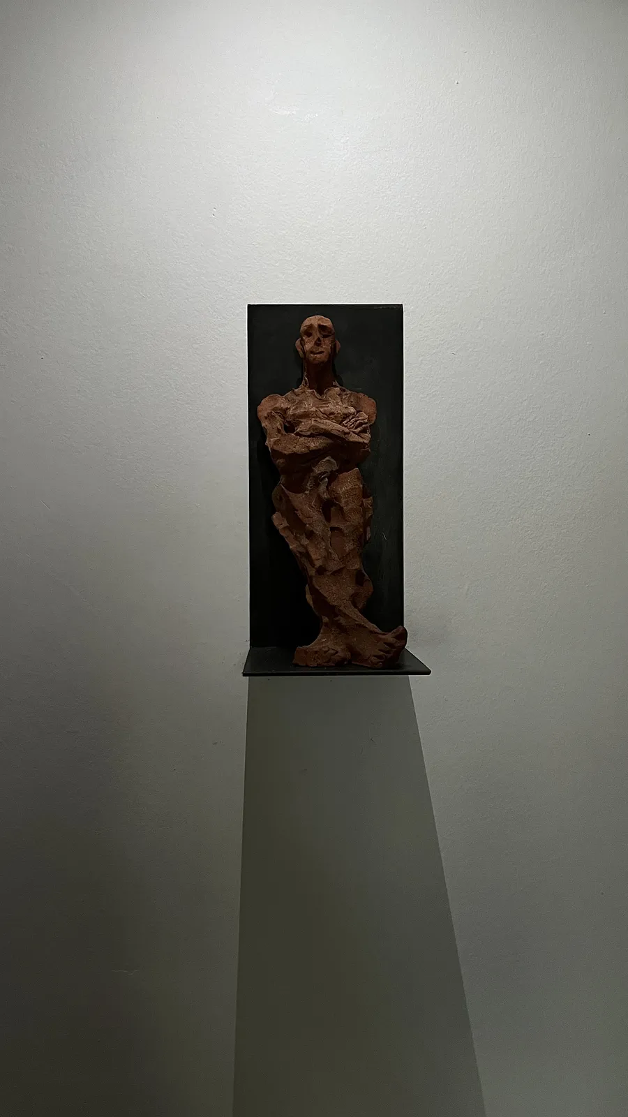 Image of observer by Denys Shimanskyi, size: 27х13х12, made of ceramics, chamotte, metal, Sculpture medium, part of the сухоцвіти series, priced at $300 Photo 9 of 11.