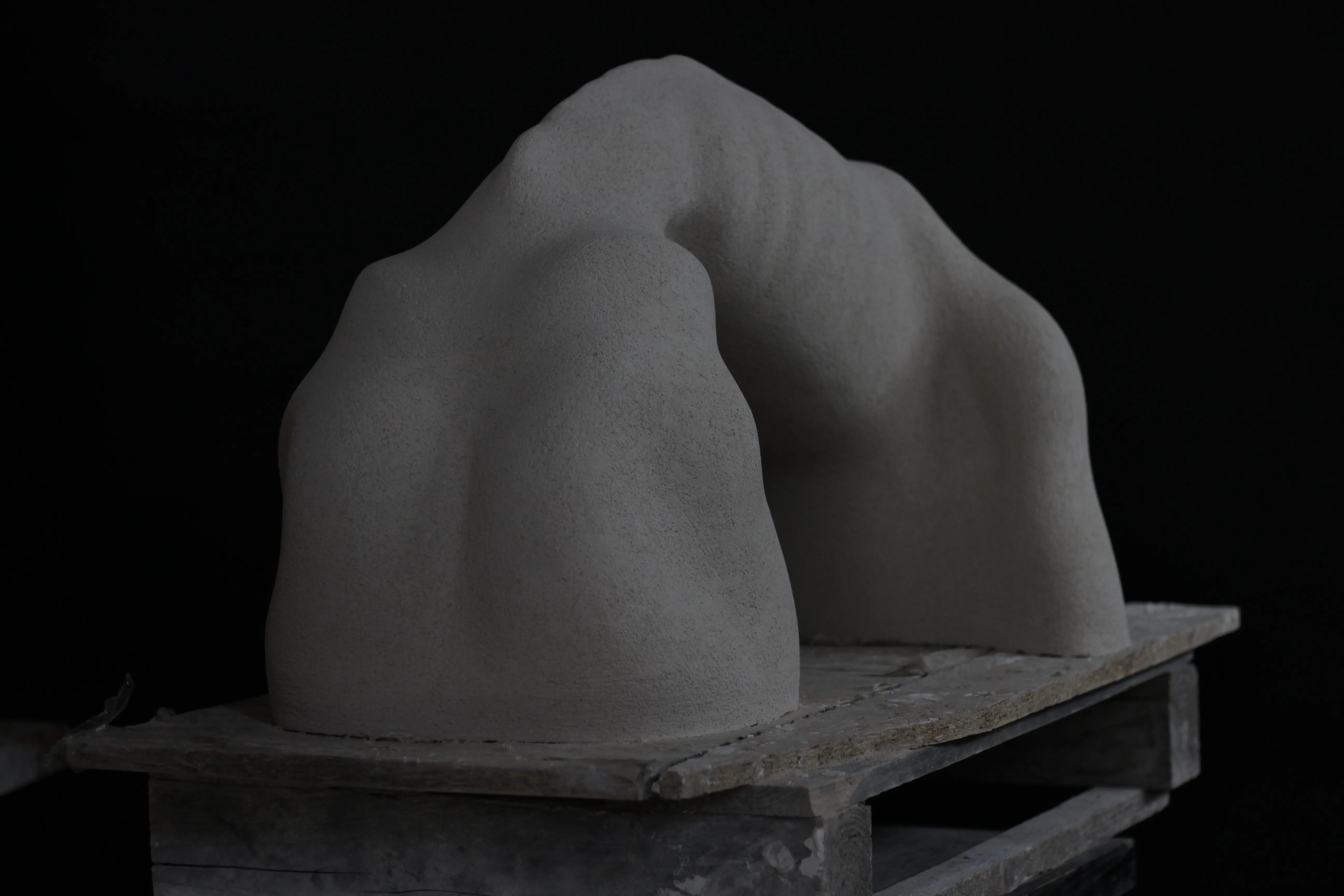 Image of Mountain by Denys Shimanskyi, size: 80х50х45, Sculpture medium, part of the Dependence series, priced at $2500 Photo 4 of 11.