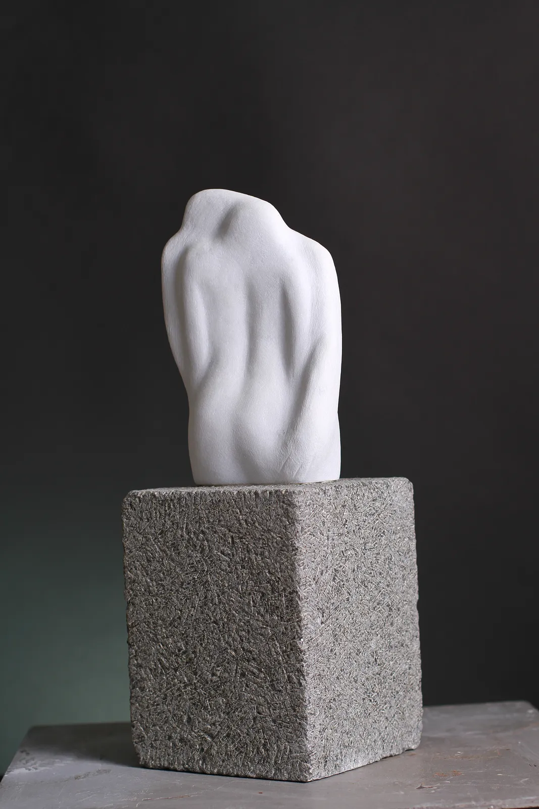 Image of річковий камінь. двоє by Denys Shimanskyi, size: 42х15х15, made of мармур, граніт, Sculpture medium, from Львів, priced at $700 Photo 4 of 6.