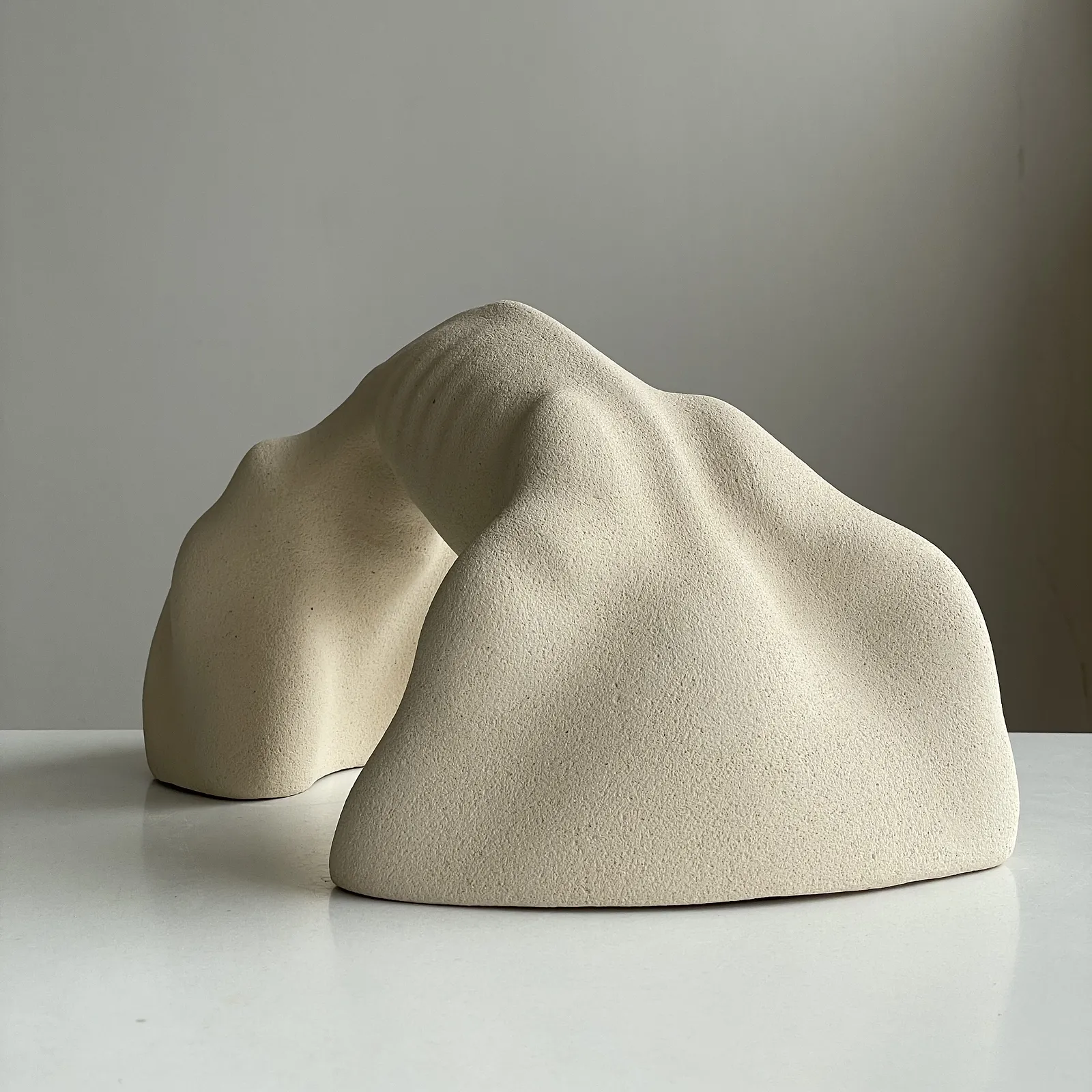 Image of гора by Denys Shimanskyi, size: 28.5х18х15.5, made of кераміка, Sculpture medium, from львів, part of the Bare mountains series, priced at $250 Photo 2 of 6.